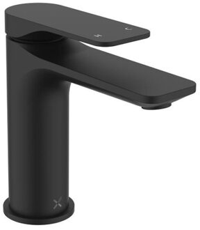 Crosswater Fuse Wastafelkraan - met klikwaste - Mat Zwart FS110DNM Zwart mat gecoat