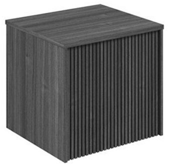 Crosswater Limit Badmeubelset - 50x45x46.5cm - wastafelblad - 1 lade - Steelwood/Anthracite SW876280 SW876233 Steelwood/Anthracite (Hout)