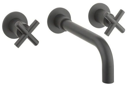 Crosswater MPRO crosshead inbouwkraan - gunmetal PRC130WNT Slate (antraciet)