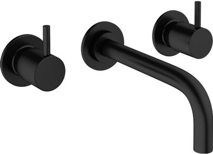 Crosswater MPRO inbouwwastafelkraan mat zwart sw385364/sw385436 Zwart mat