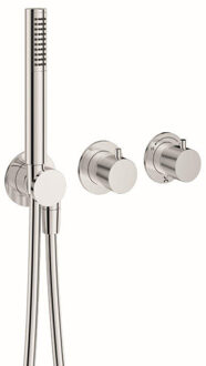 Crosswater MPRO Module Douchekraan - inbouwdeel 2 functies - handdoucheset - chroom PROMOD1701TRIMC