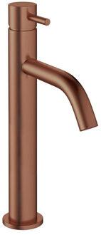 Crosswater MPRO Wastafelkraan - 36.2cm - hoog - zonder waste - geborsteld brons PRO112DNBZ Brons geborsteld