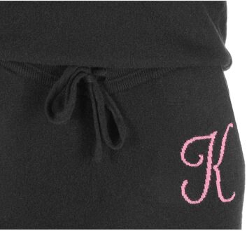 Crown Of Edinburgh Kasjmier Trainingsbroek Morningside Black K Zwart - L