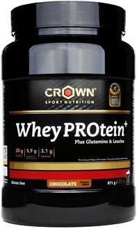 Crown Sport Nutrition, whey protein with glutamine and leucine, Antidoping, Sport, training, post train, 871 g