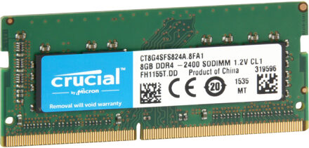 Crucial 8GB 2400MHz DDR4 SODIMM (1x8GB)