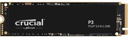 Crucial Cruciale SSD harde schijf P3 500 GB 3D NAND NVME PCIE M.2