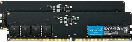 Crucial DDR5 - kit - 32 GB: 2 x 16 GB - DIMM 288-pin - 5600 MHz / PC5-44800 - unbuffered