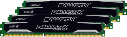 Crucial DIMM 16 GB DDR3-1600 Quad-Kit