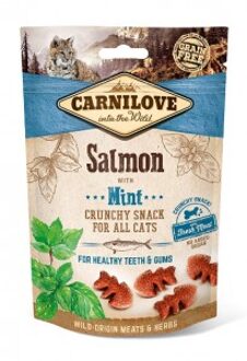 Crunchy Snack Salmon Mint 50gr