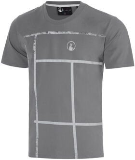 Crush Court T-shirt Heren-donkergrijs, lichtgrijs - S