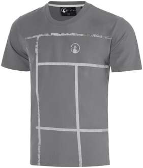 Crush Court T-shirt Heren-donkergrijs, lichtgrijs - XS