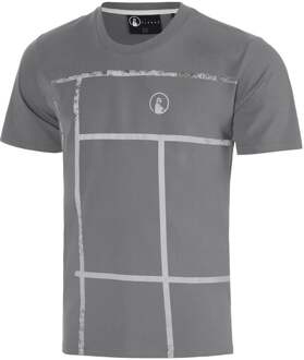 Crush Court T-shirt Jongens-donkergrijs, lichtgrijs - 128