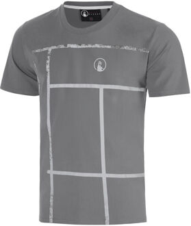 Crush Court T-shirt Jongens-donkergrijs, lichtgrijs - 140