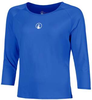 Crush Mixed Longsleeve Dames-blauw, wit - XL