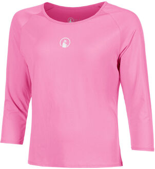 Crush Mixed Longsleeve Dames-pink, wit - XS,S,M,L,XL,XXL