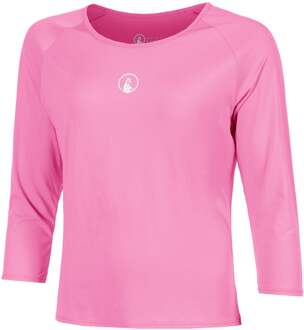 Crush Mixed Longsleeve Meisjes-pink, wit roze - 116,128,140,152,164