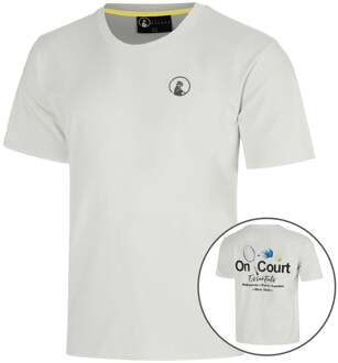 Crush On Court Essentials T-shirt Heren-lichtgrijs, zwart - L