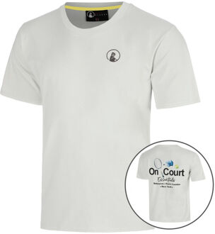 Crush On Court Essentials T-shirt Heren-lichtgrijs, zwart - XS