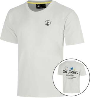 Crush On Court Essentials T-shirt Heren-lichtgrijs, zwart - XXL