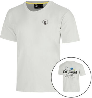 Crush On Court Essentials T-shirt Jongens-lichtgrijs, zwart - 140