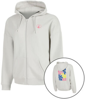 Crush Palm Court Sportjas Meisjes-lichtgrijs, neonroze - 116