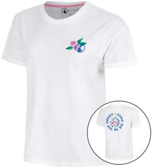 Crush TMTTC T-shirt Dames-wit, blauw - XL
