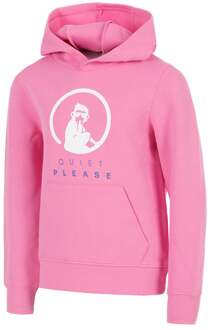 Crushaseline Logo Sweater met capuchon Meisjes-pink, wit - 128