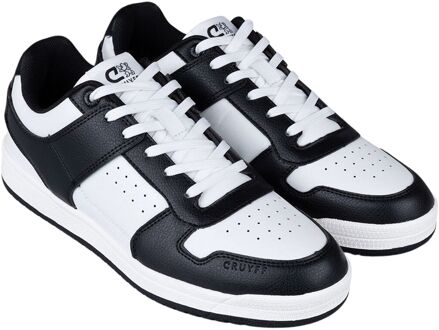 Cruyff Basket Low Sneakers Heren wit - zwart - 42