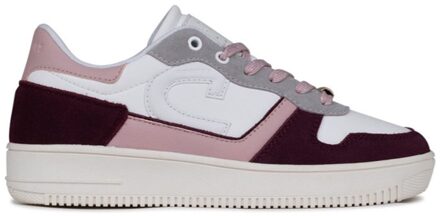 Cruyff Campo Low Lux CC223943-301 Wit / Bordeauxrood maat