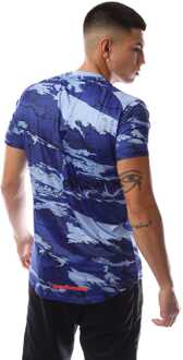 Cruyff Heren Cruyff Drone T-shirt in blauw