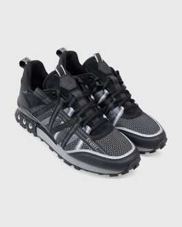 Cruyff Heren Cruyff Fearia Hex-Tech Sneakers in Zwart Grijs - maat EU 40.5 / UK 7