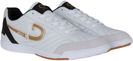 Cruyff Libra Zaalvoetbalschoenen Senior wit - goud - zwart - 36