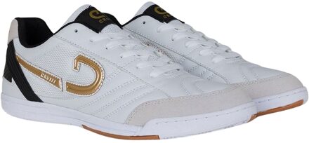Cruyff Libra Zaalvoetbalschoenen Senior wit - goud - zwart - 45