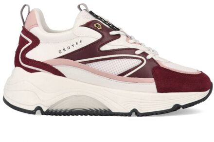 Cruyff Madina Bold CC223983-301 Bordeaux / Wit maat