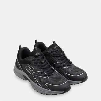 Cruyff Men's Cruyff Scorpius Trainers in Black Grey - maat EU 40.5 / UK 7 Zwart