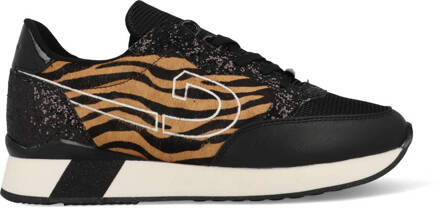 Cruyff Park Runner dames sneaker - Zwart bruin - Maat 38