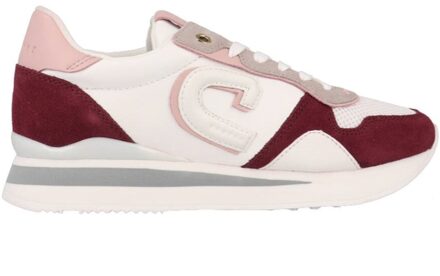 Cruyff Parkrunner Lux CC223973-301 Wit / Bordeaux maat Roze