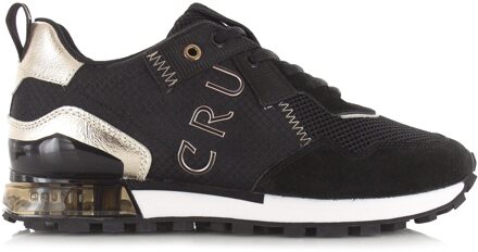 Cruyff Superbia black/gold lage sneakers dames Zwart - 36
