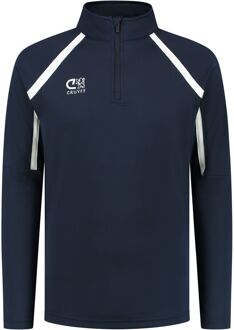 Cruyff Turn Tech Half Zip Trainingssweater Heren navy - wit - M
