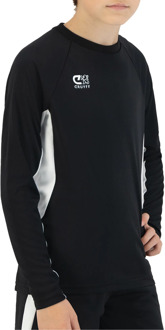 Cruyff Turn Tech LS Shirt Junior zwart - wit - 164