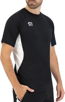 Cruyff Turn Tech Shirt Heren zwart - wit - L