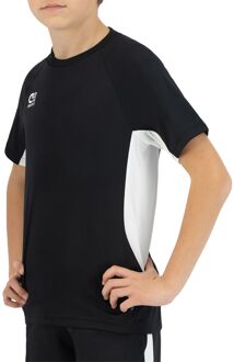 Cruyff Turn Tech Shirt Junior zwart - wit - 128