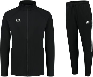 Cruyff Turn Tech Trainingspak Heren zwart - wit - S