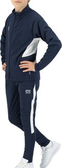 Cruyff Turn Tech Trainingspak Junior navy - wit - 152