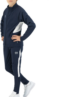 Cruyff Turn Tech Trainingspak Junior navy - wit - 164