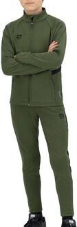 Cruyff Turn Tech Trainingspak Junior olijfgroen - zwart - 152