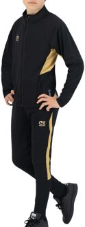 Cruyff Turn Tech Trainingspak Junior zwart - goud - 140