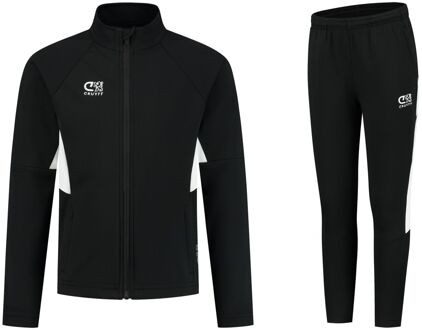 Cruyff Turn Tech Trainingspak Junior zwart - wit - 164