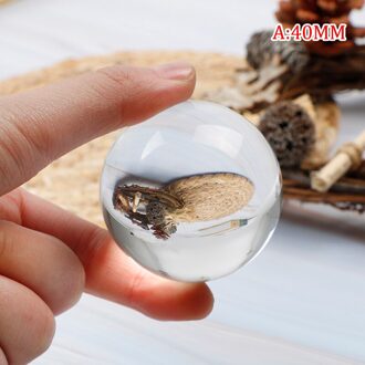 Crystal Ball Grote Transparante Kristallen Bol Geluk Regenboog Foto Kristal Bal