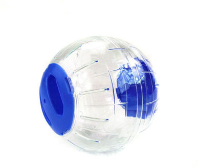 Crystal Ball Running Bal Huisdier Speelgoed 12 Cm Dierbenodigdheden Hamster Plastic Huis Huisdier Kleine Running Ballen leuke Speelgoed blauw